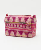 medium toiletry bag handmade in India from one-of-a-kind vintage saris