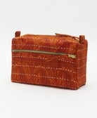 medium toiletry bag handmade in India from one-of-a-kind vintage saris