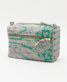 medium toiletry bag handmade in India from one-of-a-kind vintage saris