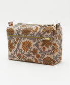 medium toiletry bag handmade in India from one-of-a-kind vintage saris