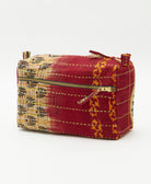 medium toiletry bag handmade in India from one-of-a-kind vintage saris