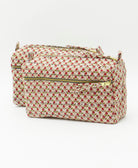 sustainable toiletry bag handmade in India by all women artisans from upcycled vintage cotton fabrics