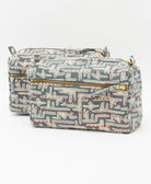 sustainable toiletry bag handmade in India by all women artisans from upcycled vintage cotton fabrics