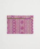 small pouch made from upcycled vintage fabrics in India by all women artisans