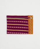 small pouch made from upcycled vintage fabrics in India by all women artisans