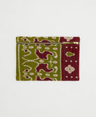 small pouch made from upcycled vintage fabrics in India by all women artisans