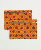 orange diamond pouch
