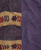 colorful Kantha quilt throw featuring traditional kantha hand stitching