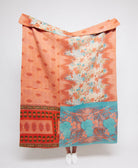 artisan-made kantha quilt throw