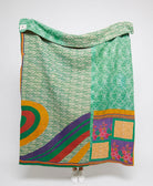 artisan-made kantha quilt throw