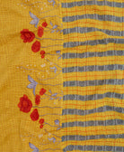 colorful Kantha quilt throw featuring traditional kantha hand stitching