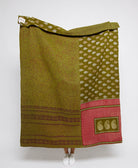 artisan-made kantha quilt throw