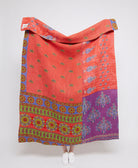 Artisan made kantha quilt throw  