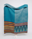 Artisan made kantha quilt throw  
