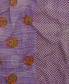 Kantha quilt throw featuring traditional kantha hand stitching