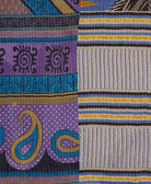 Kantha quilt throw featuring traditional kantha hand stitching