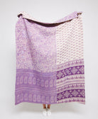  Artisan made kantha quilt throw  