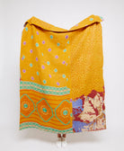 Artisan made kantha quilt throw  