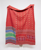  Artisan made kantha quilt throw  