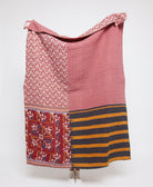 Artisan made kantha quilt throw  