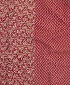 Kantha quilt throw featuring traditional kantha hand stitching