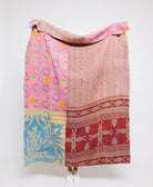  Artisan made kantha quilt throw  