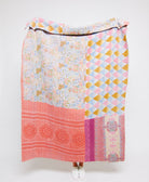  Artisan made kantha quilt throw  