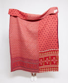 Artisan made kantha quilt throw  