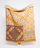 Artisan made kantha quilt throw  