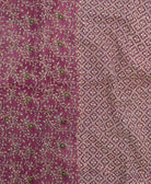 Kantha quilt throw made of recycled vintage saris