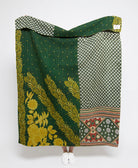 Artisan made kantha quilt throw  