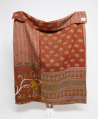 Artisan made kantha quilt throw  