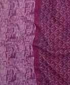 Kantha quilt throw featuring traditional kantha hand stitching