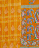 Kantha quilt throw made of recycled vintage saris