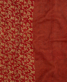 Kantha quilt throw featuring traditional kantha hand stitching
