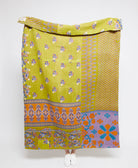 Artisan made kantha quilt throw  