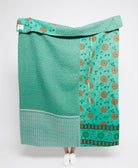  Artisan made kantha quilt throw  