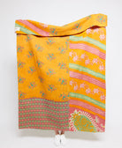  Artisan made kantha quilt throw  