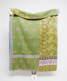 Artisan made kantha quilt throw  