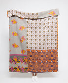  Artisan made kantha quilt throw  