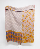  Artisan made kantha quilt throw  