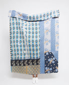 Artisan made kantha quilt throw  