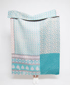  Artisan made kantha quilt throw  