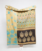  Artisan made kantha quilt throw  