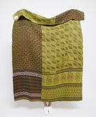 Artisan made kantha quilt throw  