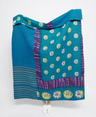 Artisan made kantha quilt throw  