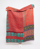 Artisan made kantha quilt throw  