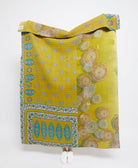 Artisan made kantha quilt throw  