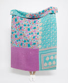 Artisan made kantha quilt throw  