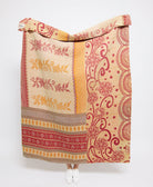 Artisan made kantha quilt throw  
